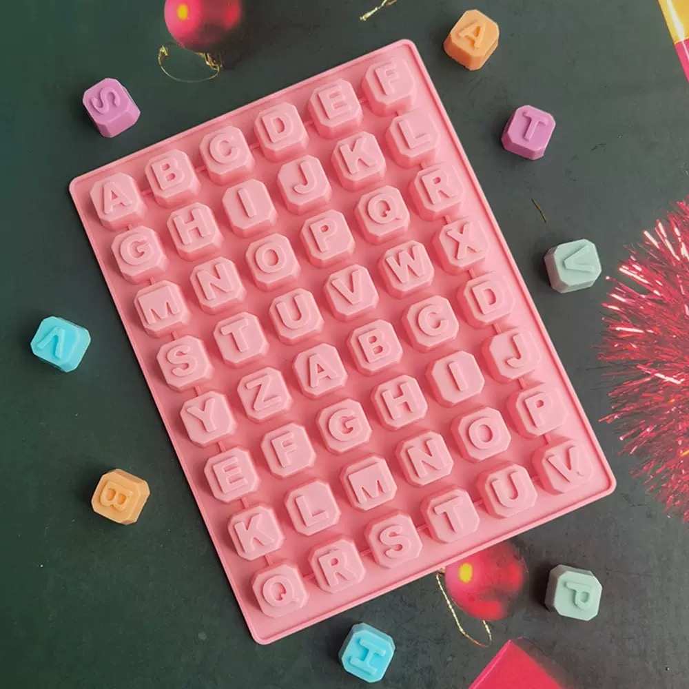 Soap Making Supplies - 48 Letter Enghish Alphabet letter Silicone