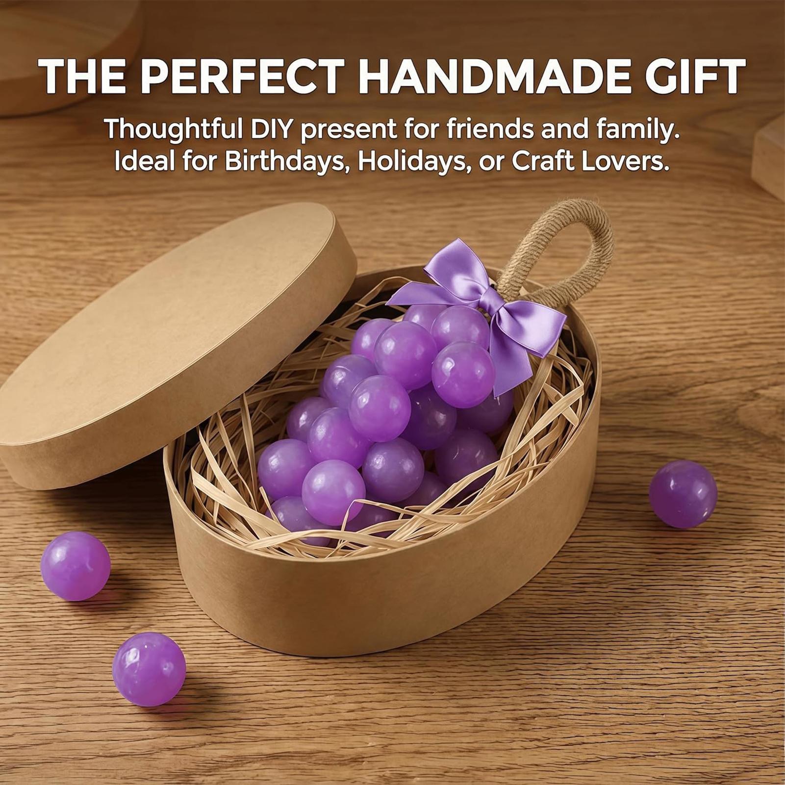 Soap Making Diy Kit - Grape Soap Mold Easy-Release Food-Grade Craft