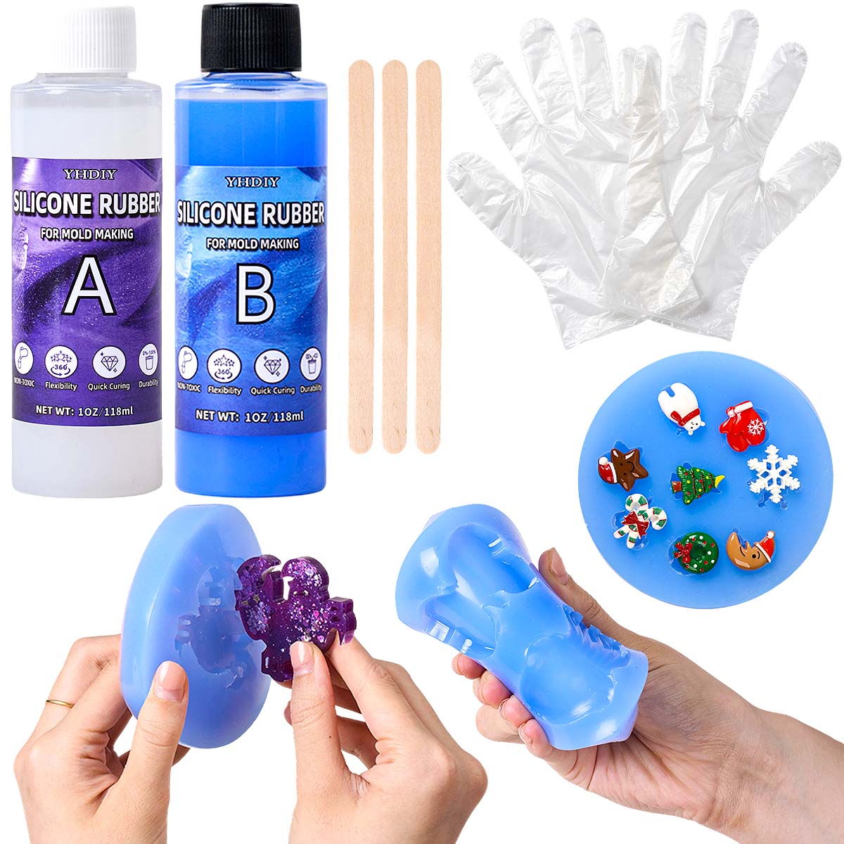 118ml/296ml Silicone Mold Maki - Soap Making Diy Kit ulasan dan harga