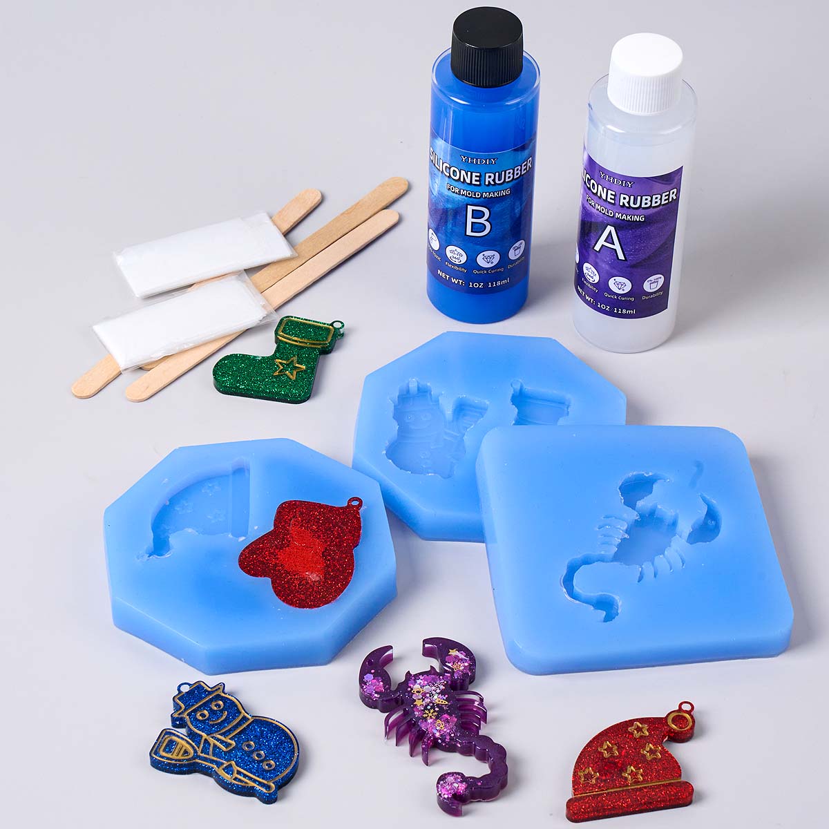 118ml/296ml Silicone Mold Maki - Soap Making Diy Kit ulasan dan harga
