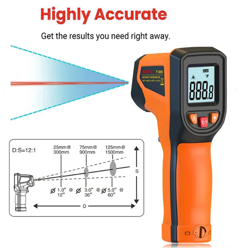 T400 T600 Digital Infrared The - Soap Making Thermometer ulasan dan harga
