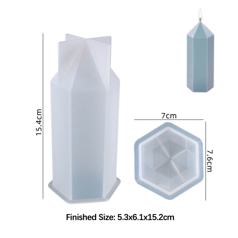 3D Hexagonal Column Candle Mol - Soap Making Kit For Beginners ulasan dan harga