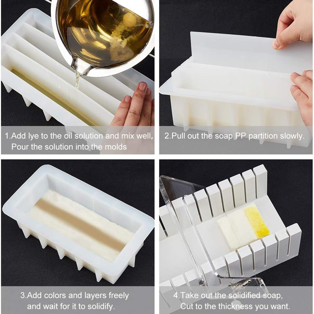 42oz Silicone Soap Mold with 5 - Soap Making Kit For Beginners ulasan dan harga