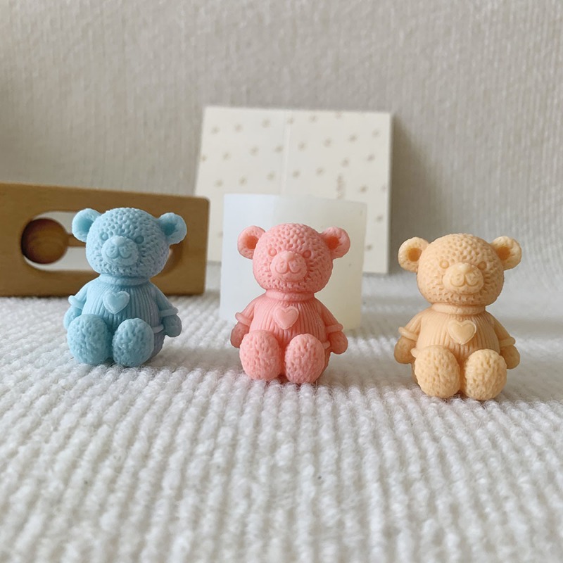 Mini Love Bear Candle Silicone - Soap Making Equipment For Beginners ulasan dan harga
