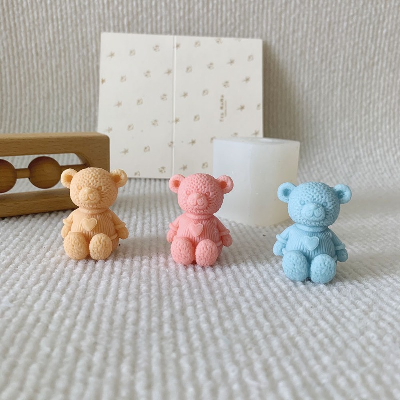 Mini Love Bear Candle Silicone - Soap Making Equipment For Beginners ulasan dan harga