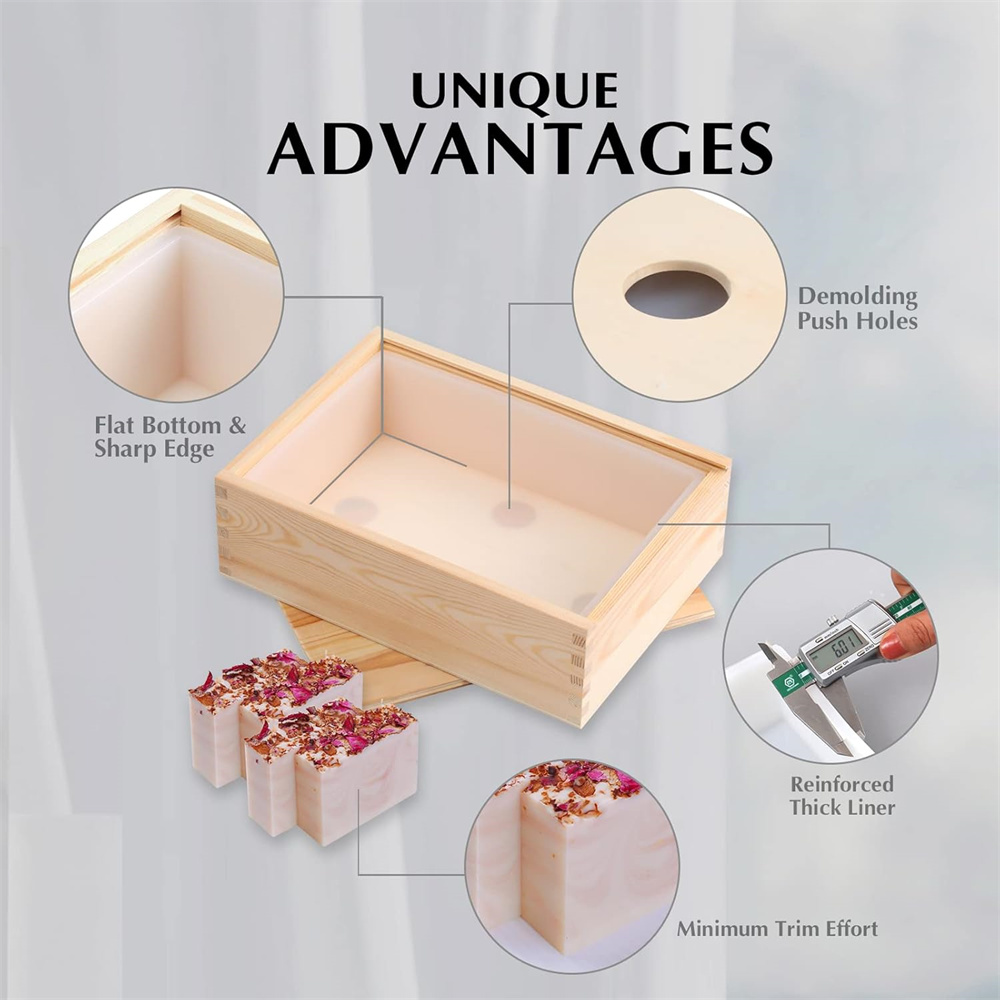 Large Soap Molds Rectangle Sil - Soap Making Equipment For Beginners ulasan dan harga