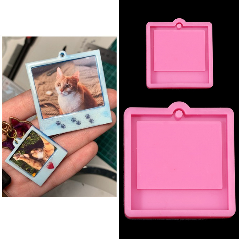 Photo Frame Epoxy Resin Keycha - Soap Making Supplies ulasan dan harga
