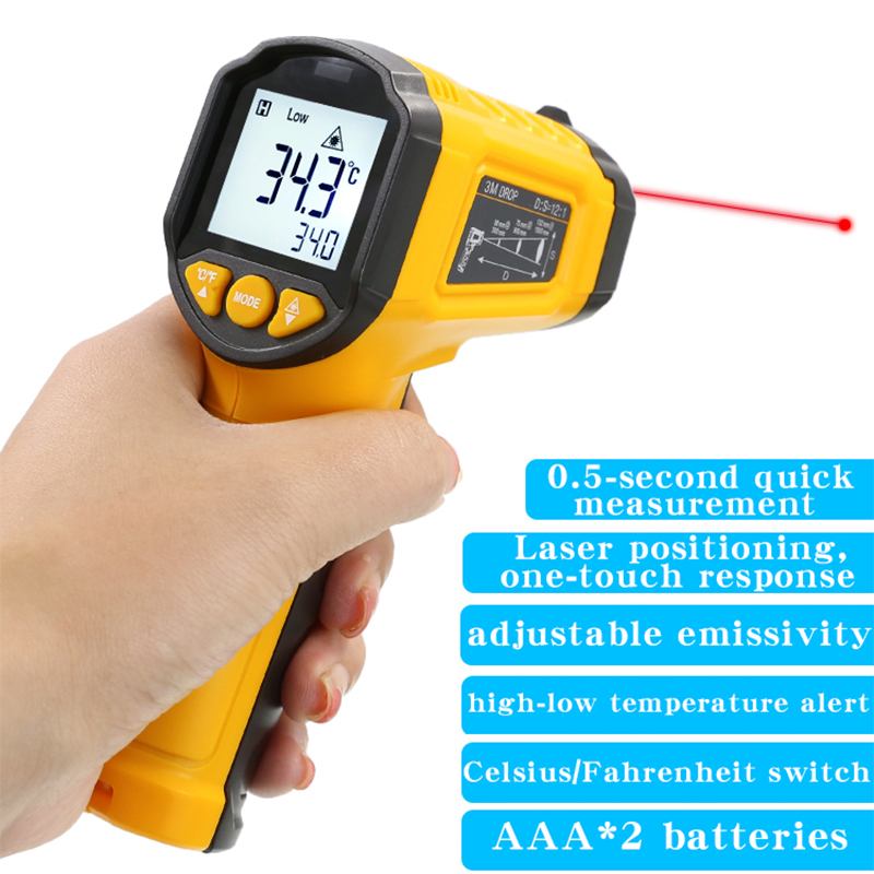 TS600 Infrared Non-Contact HYT - Soap Making Thermometer ulasan dan harga