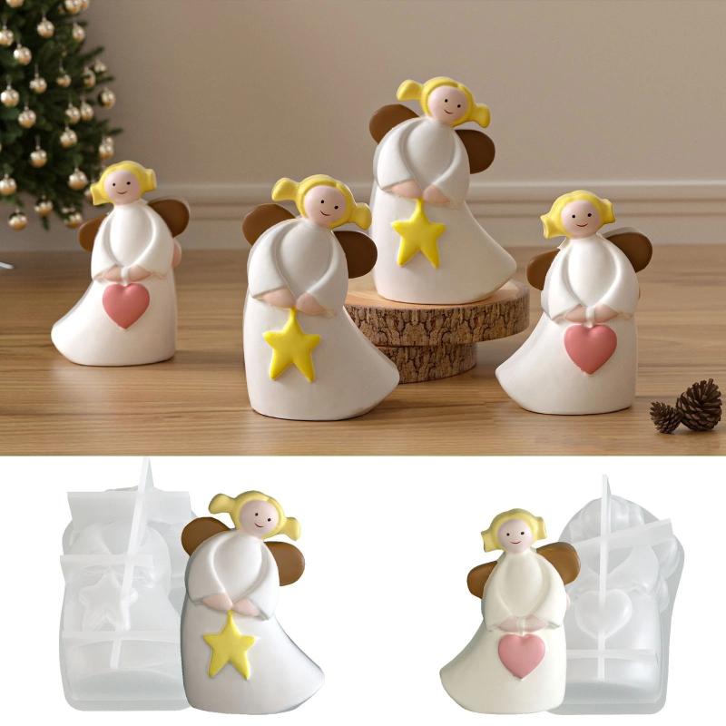 Love Angel Gypsum Mold Candle  - Soap Making Supplies ulasan dan harga