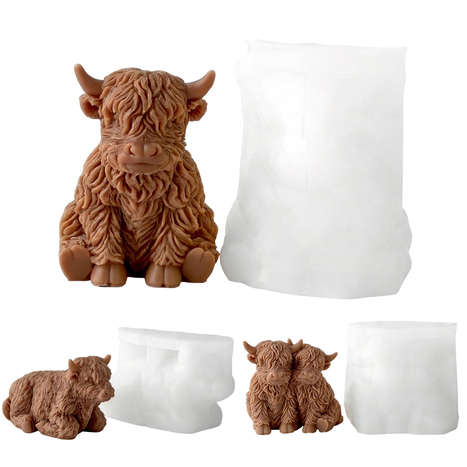 Highland Cow Silicone Mold Reu - Soap Making Equipment For Beginners ulasan dan harga