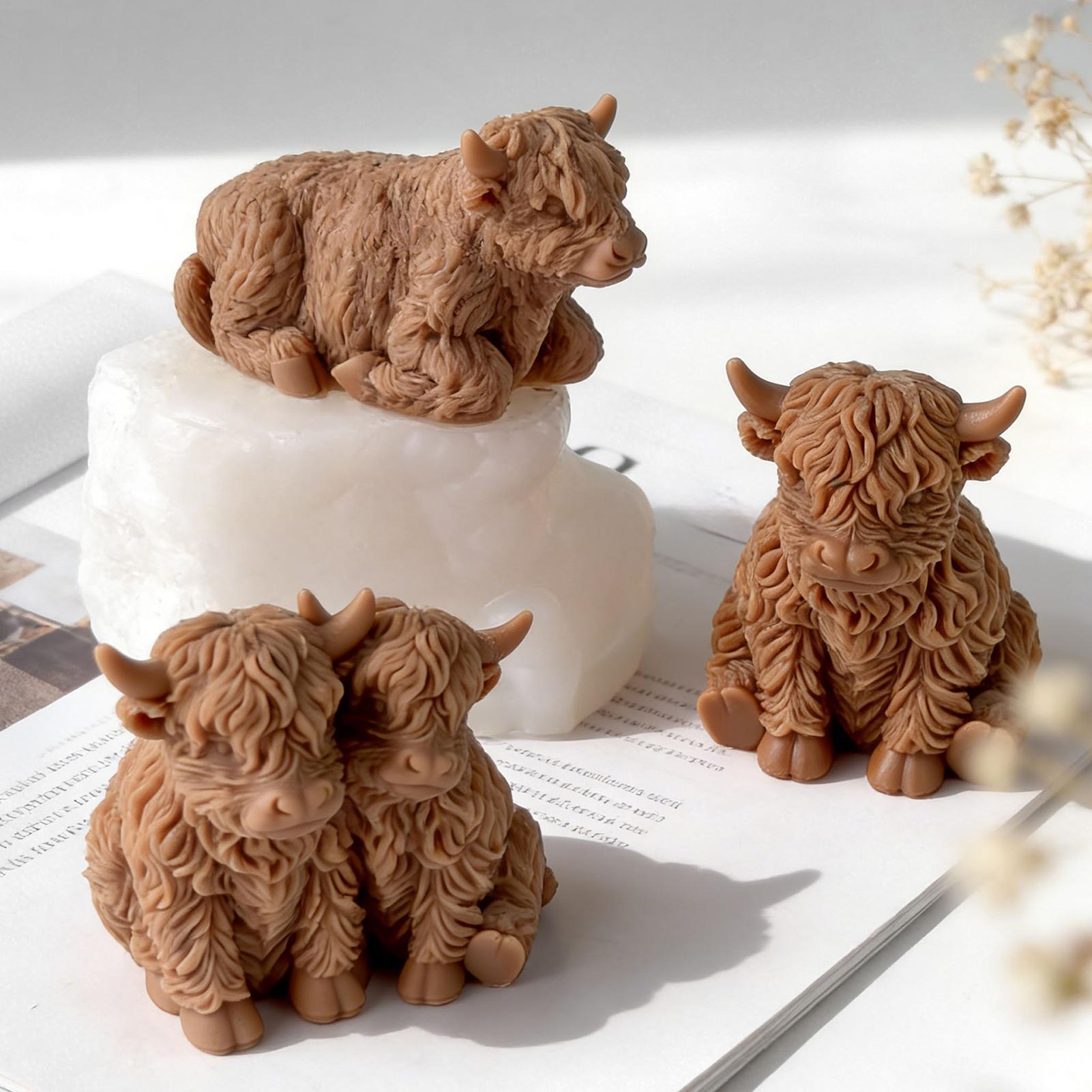 Highland Cow Silicone Mold Reu - Soap Making Equipment For Beginners ulasan dan harga