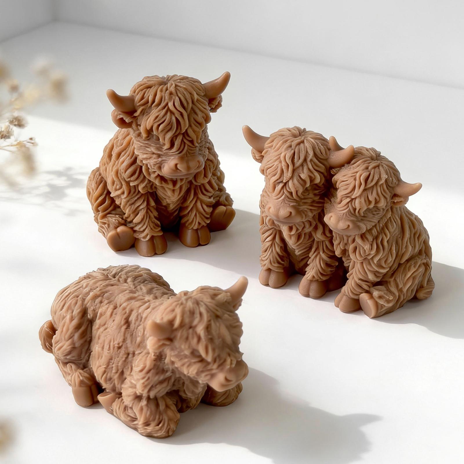 Highland Cow Silicone Mold Reu - Soap Making Equipment For Beginners ulasan dan harga