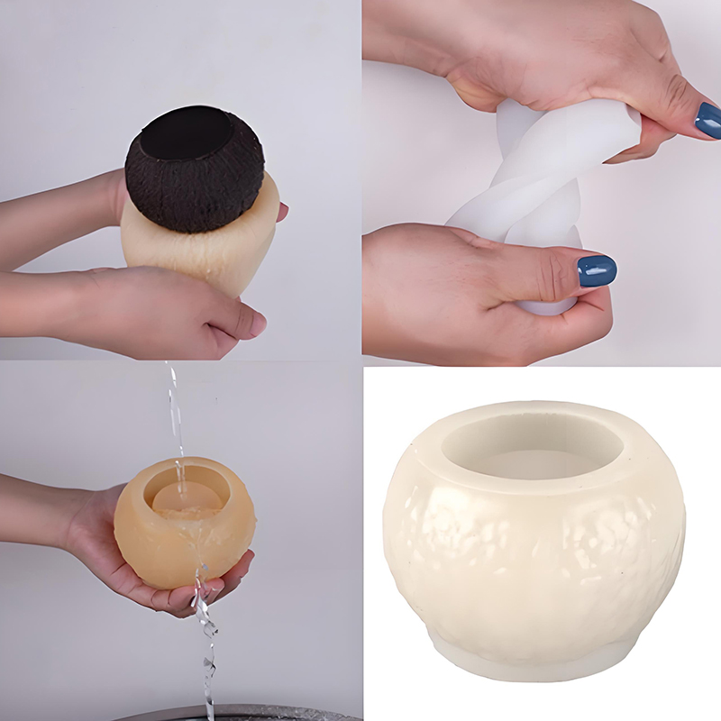 3D Simulation Coconut Silicone - Soap Making Supplies ulasan dan harga