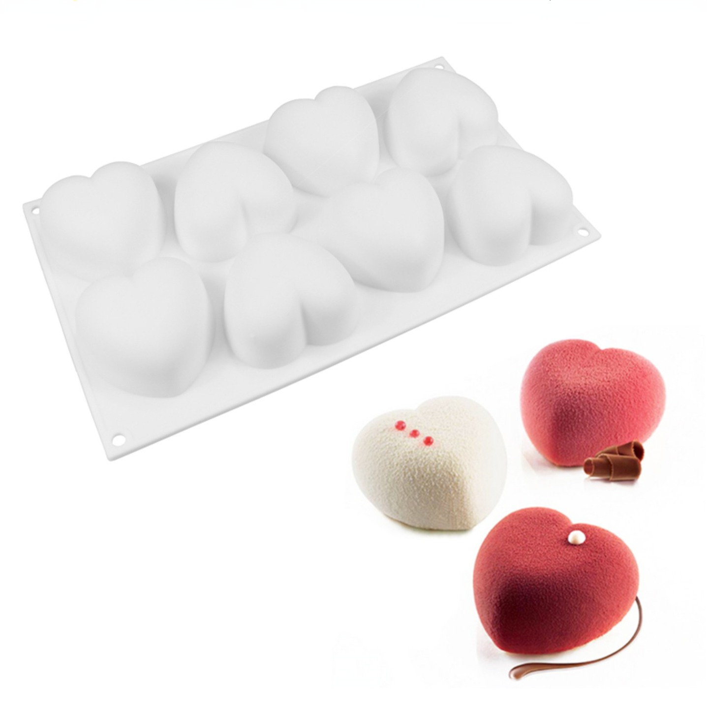 Love Heart Silicone Soap Mold  - Soap Making Kit For Beginners ulasan dan harga