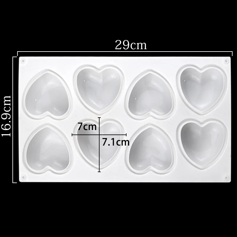 Love Heart Silicone Soap Mold  - Soap Making Kit For Beginners ulasan dan harga