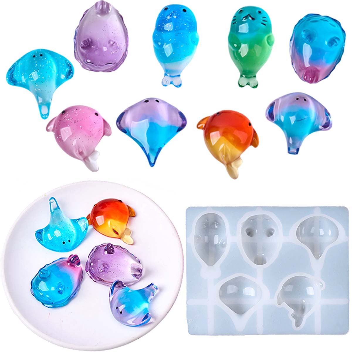 3D Healing Kawaii Manta Ray Wh - Soap Making Supplies ulasan dan harga
