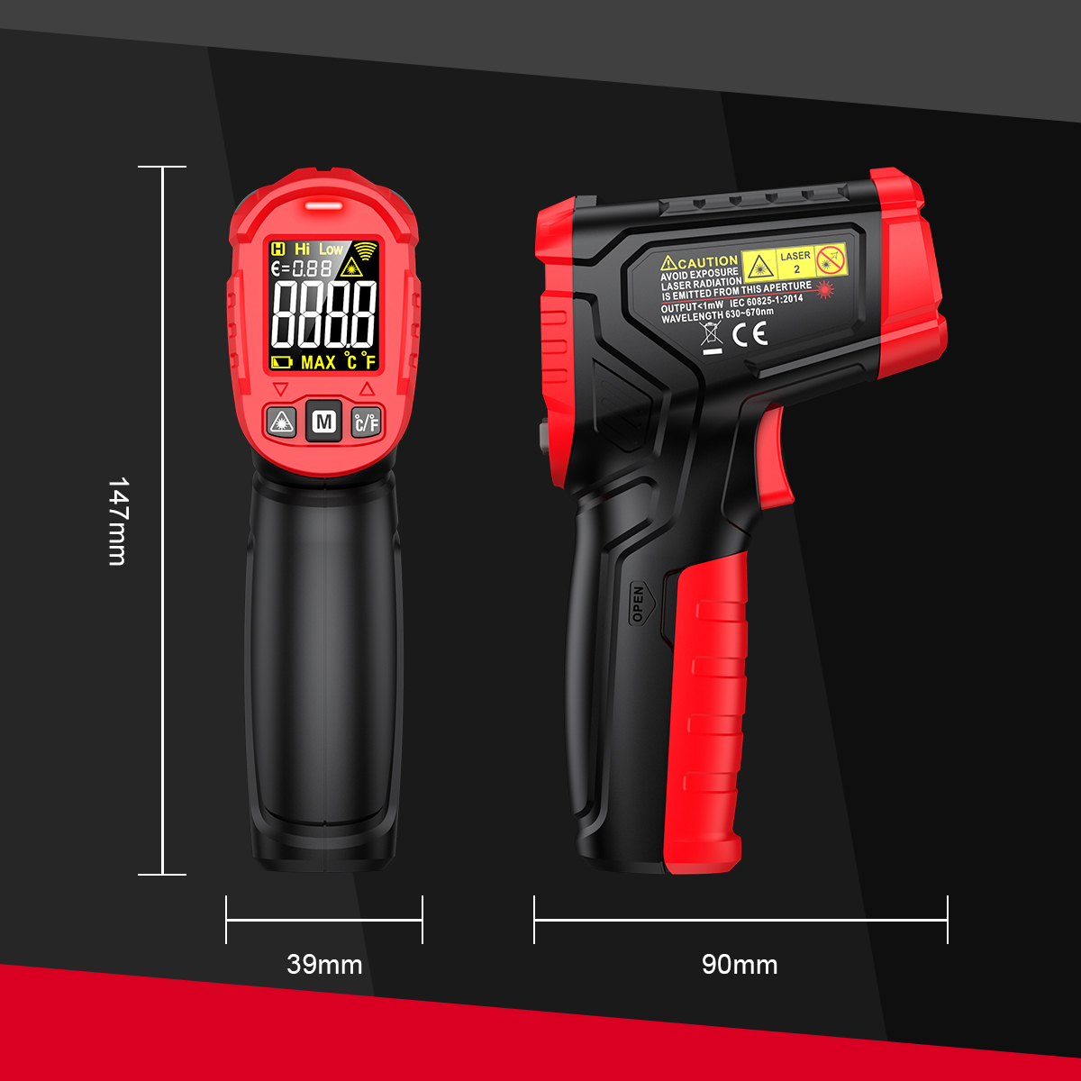 HABOTEST HT641 Infrared Thermo - Soap Making Thermometer ulasan dan harga