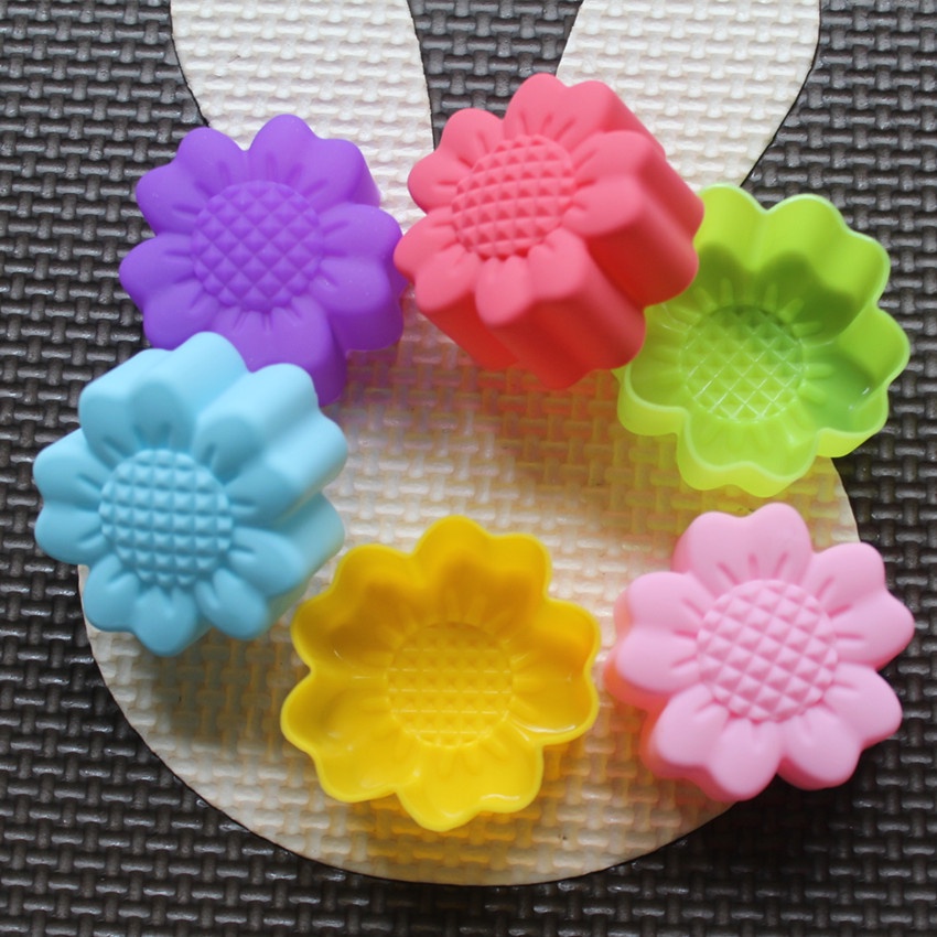 6 Pcs Set Non-Stick Flower Des - Soap Making Supplies ulasan dan harga
