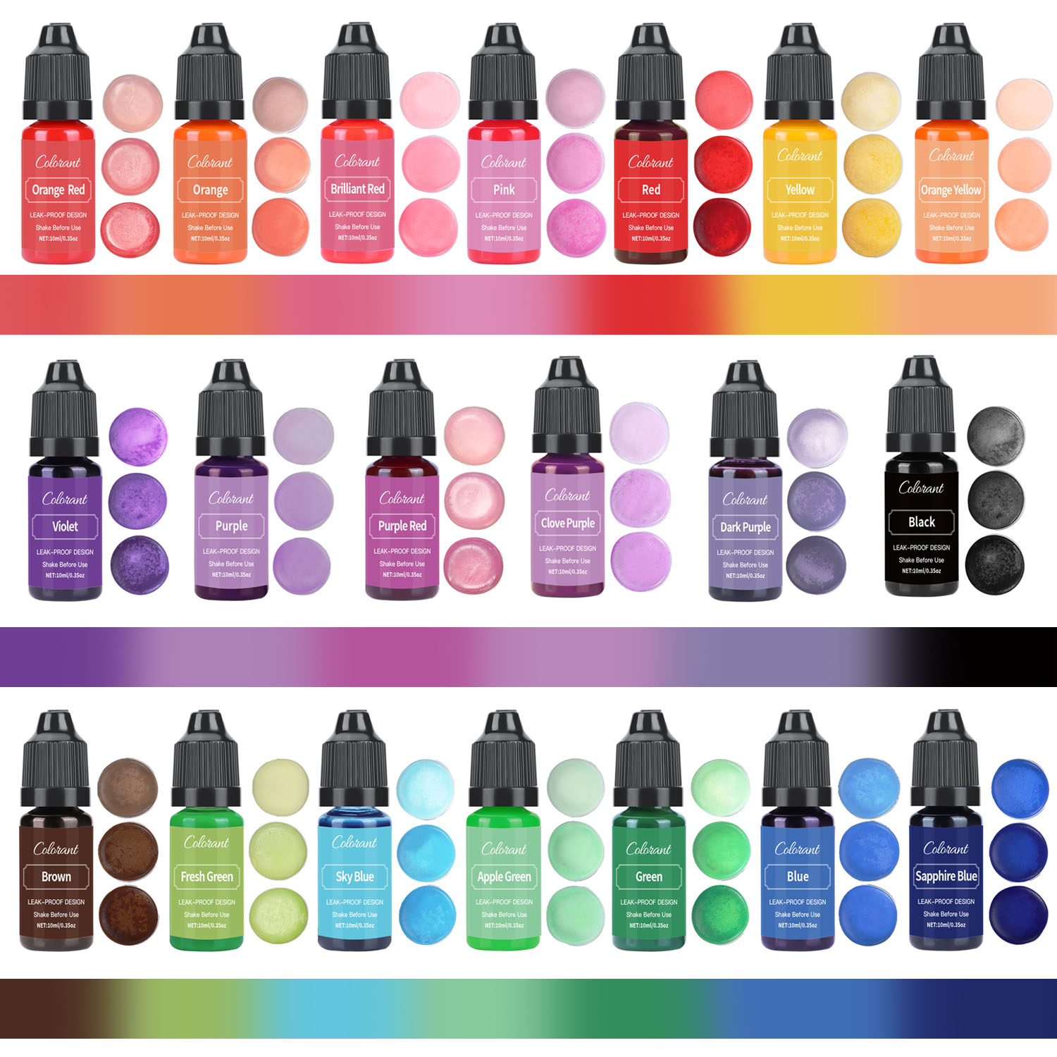 Candle Dyes Kit Liquid Coloran - Soap Making Diy Kit ulasan dan harga