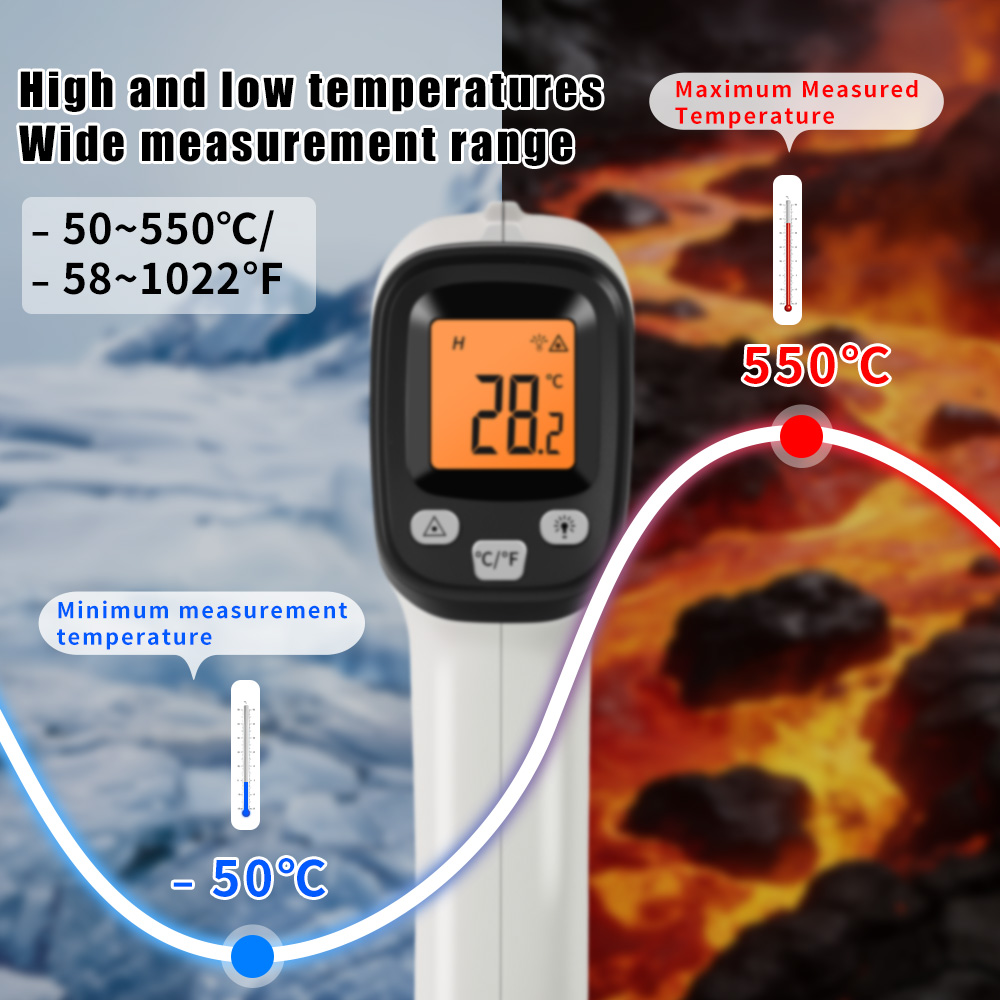 SNAKOL SK550B Digital Infrared - Soap Making Thermometer ulasan dan harga